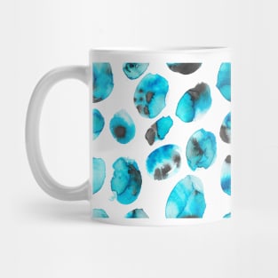 watercolor polka dots seamless pattern Mug